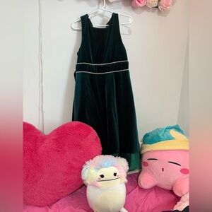 Lilt Black Velvet Kids Formal Dress